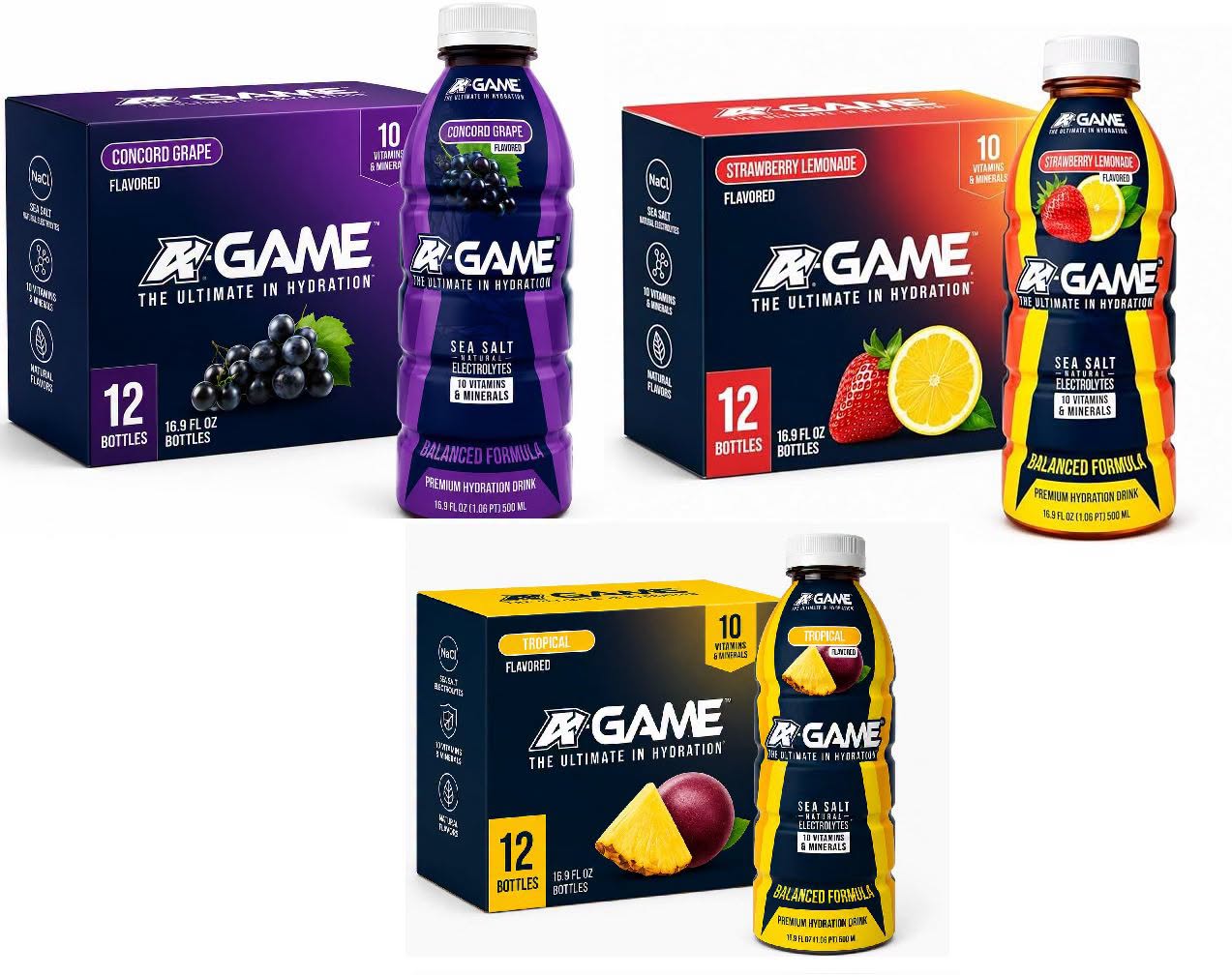 Glitch Price: 12 Pack of 16oz A Game  Sports Drinks only $6.79 (Reg $31.98)