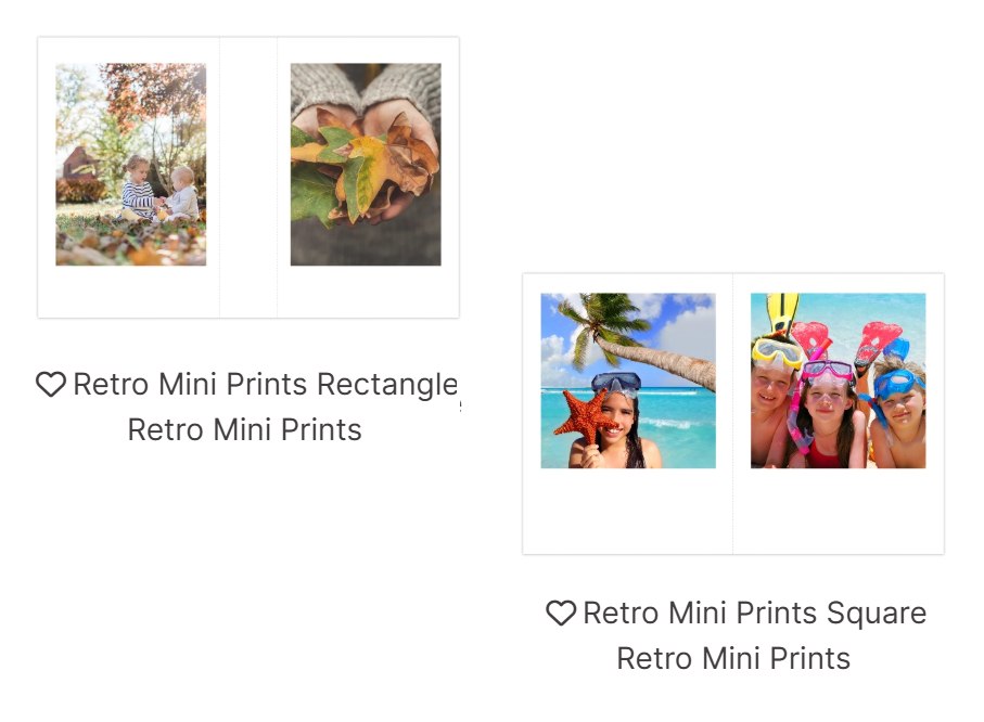 2 Free Retro Mini Photo Prints + Free Pickup at Walgreens
