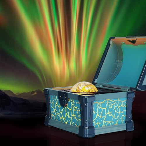 L LOHAS LED Treasure Chest Galaxy & Northern Lights Projector with Bluetooth Speaker starting at $9.99 (Reg $31.99)