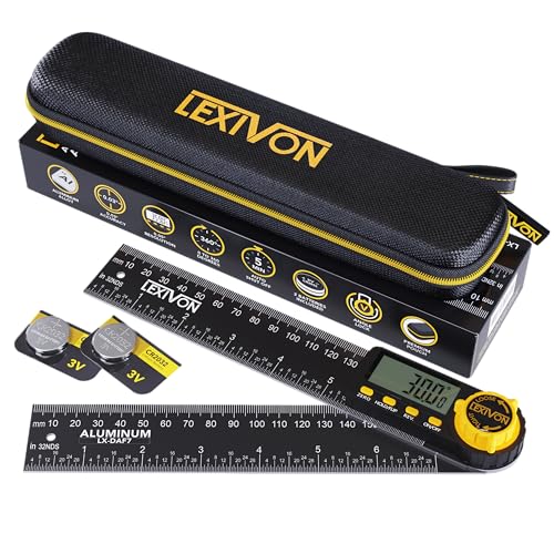 LEXIVON Digital Angle Finder Gauges: 5″ (LX-DAF5), 7″ (LX-DAF7) starting at $16.85 (Reg $24.97)