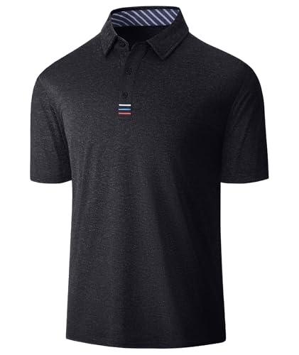 VALANCH Men’s Lightweight Short Sleeve Quick-Dry Golf Polo Shirt (Size XL-3XL) starting at $5.99