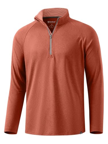 G Gradual Men’s Long Sleeve 1/4-Zip Golf Pullover Shirt with Moisture-Wicking Fabric starting at $17.80 (Reg $34.99)